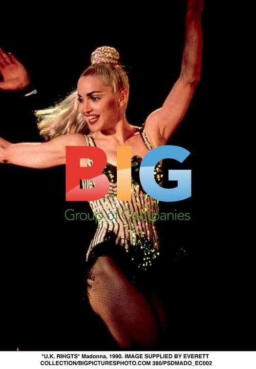 Madonna Performs in Fishnet Stockings, 1990