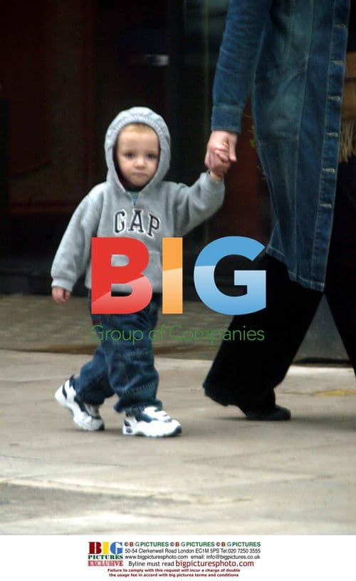 Madonna and Guy Ritchie's Son Rocco in Park