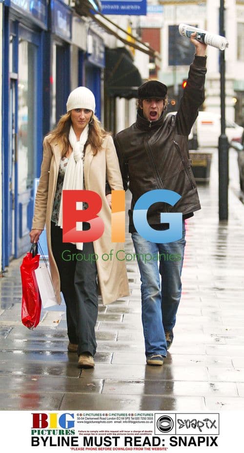 Musician Richard Ashcroft and wife Kate Radley out in London