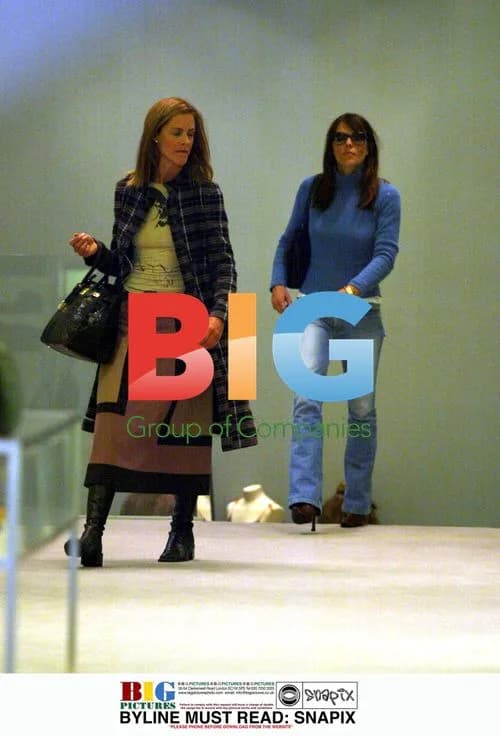 Liz Hurley Shopping on Bond Street