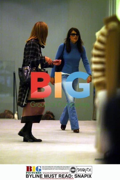 Liz Hurley Shopping in London
