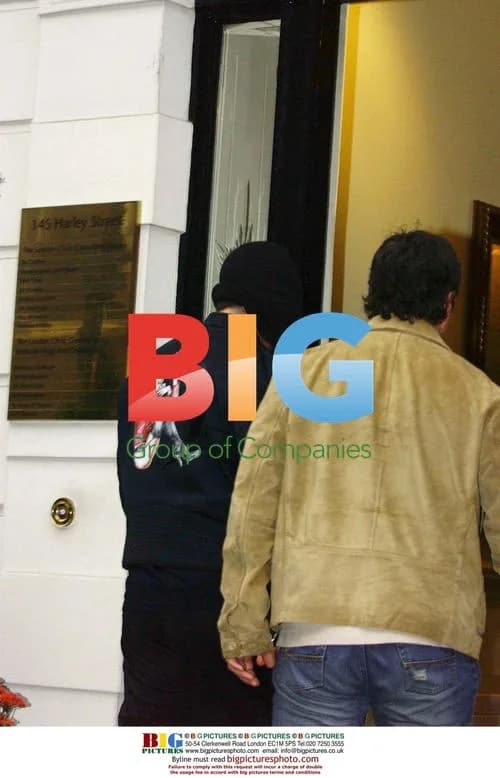 Singer Robbie Williams Arriving at Surgery