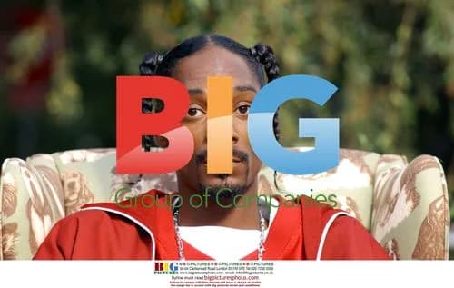 Snoop Dogg on the set of "Rock The House"