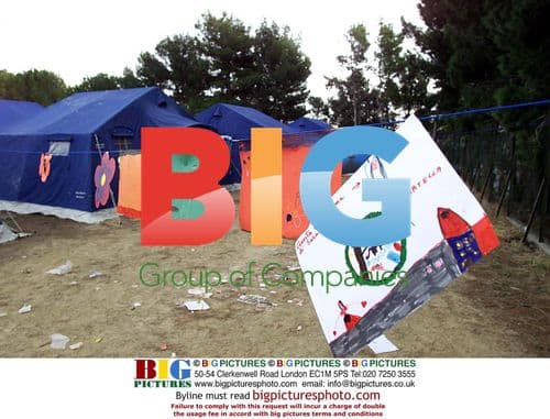 People living in tent city after earthquake