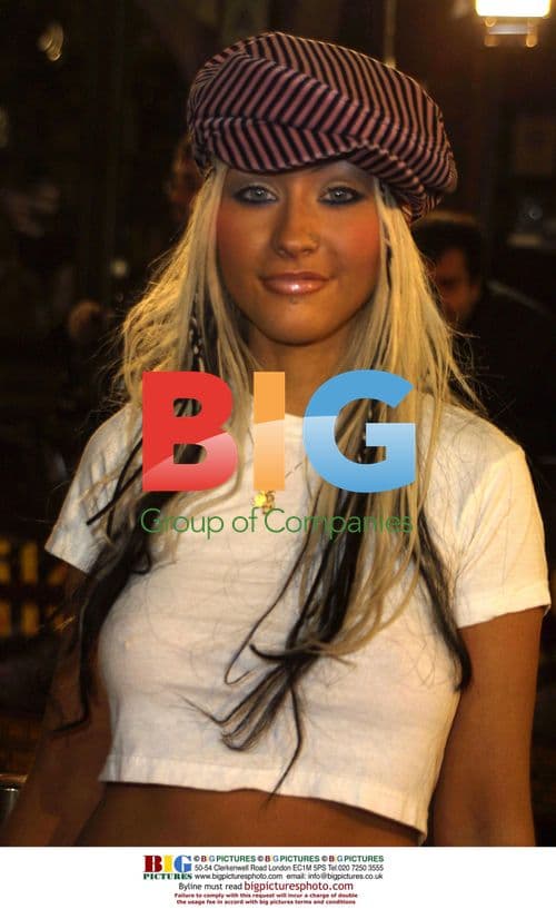 Christina Aguilera at '8 Mile' premiere