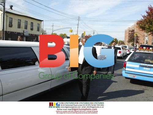 Limousine procession at Jam Master Jay's funeral