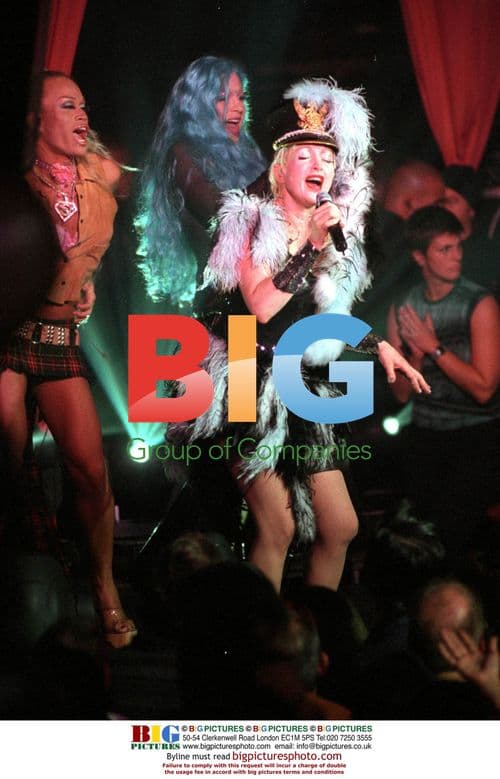 Cyndi Lauper & dancers perform in Miami