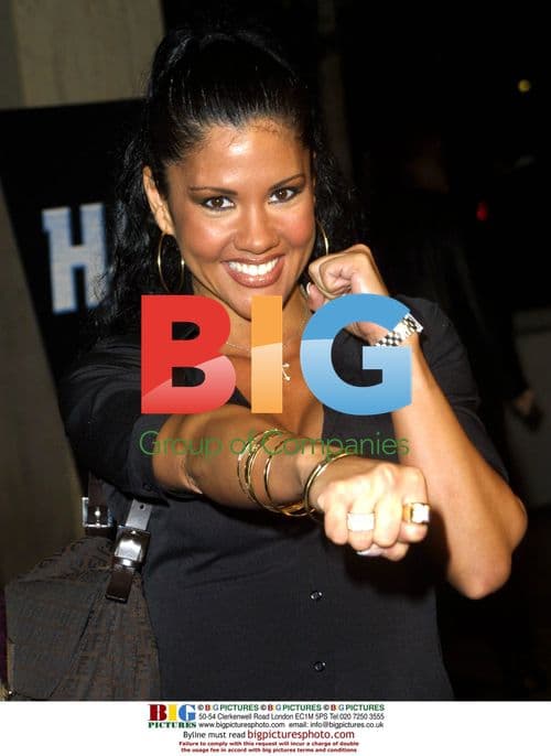 Boxer Mia St. John at 'Half Past Dead' premiere