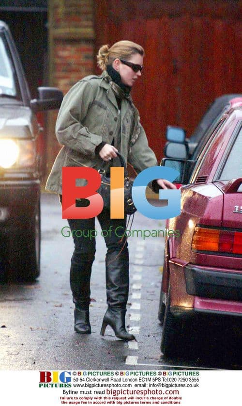 Kate Moss Leaves Clinic in London