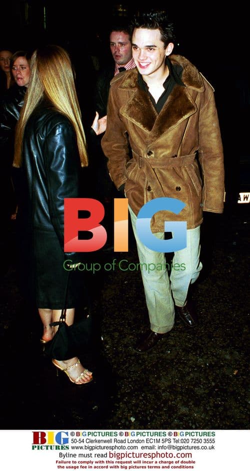 Gareth Gates at Westlife Party