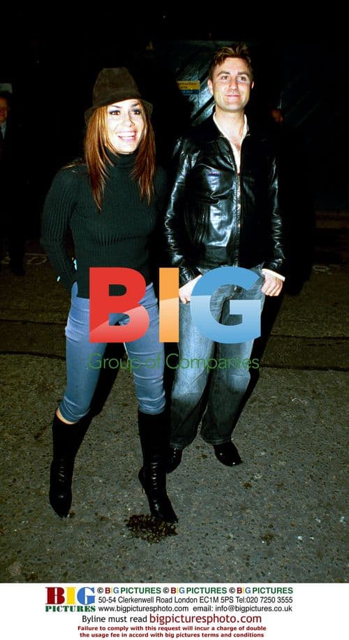TARA PALMER-TOMKINSON AT WESTLIFE PARTY