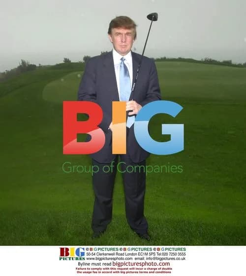 Donald Trump Visits Ocean Trails Golf Course