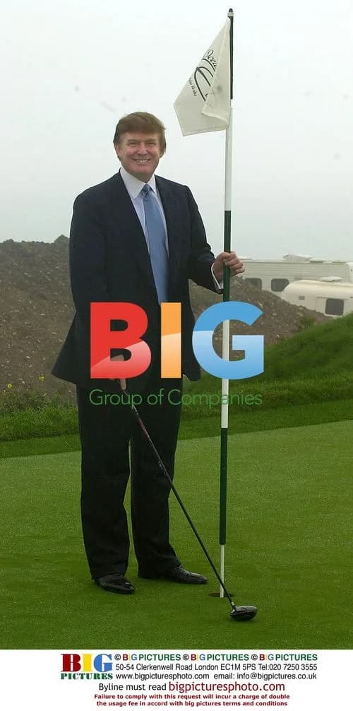 Donald Trump Visits Ocean Trails Golf Course