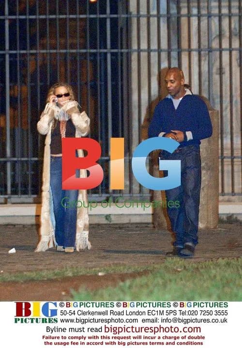Mariah Carey takes stroll at Colosseum in Rome