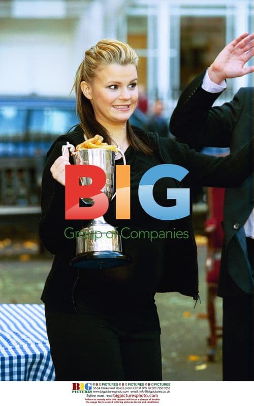 Kerry McFadden with 'Fish and Chip Shop of the Year Award' Winners