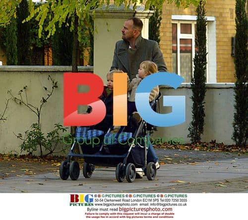 Jason Donovan Walks with Kids in London