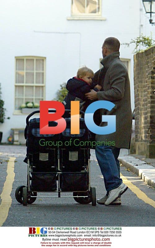 Jason Donovan Walks with Kids in London