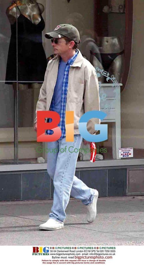 Michael J. Fox and Family at Toronto Hotel