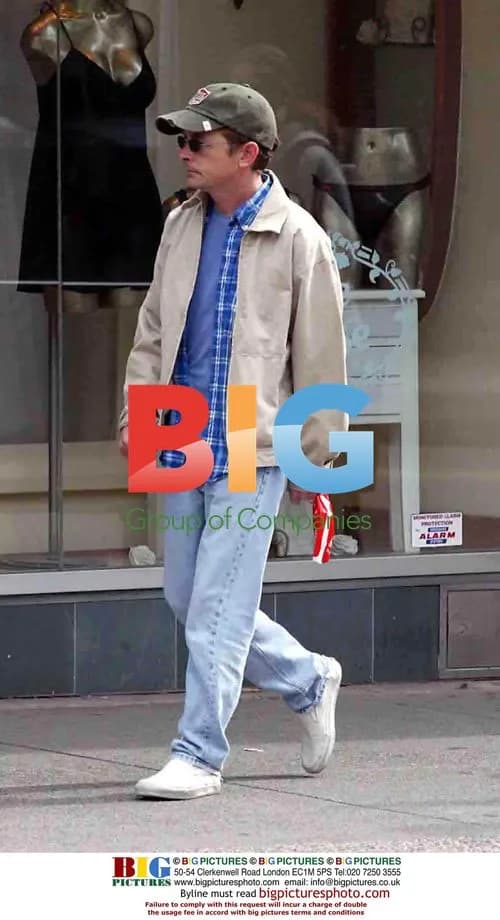 Michael J. Fox and Family at Toronto Hotel