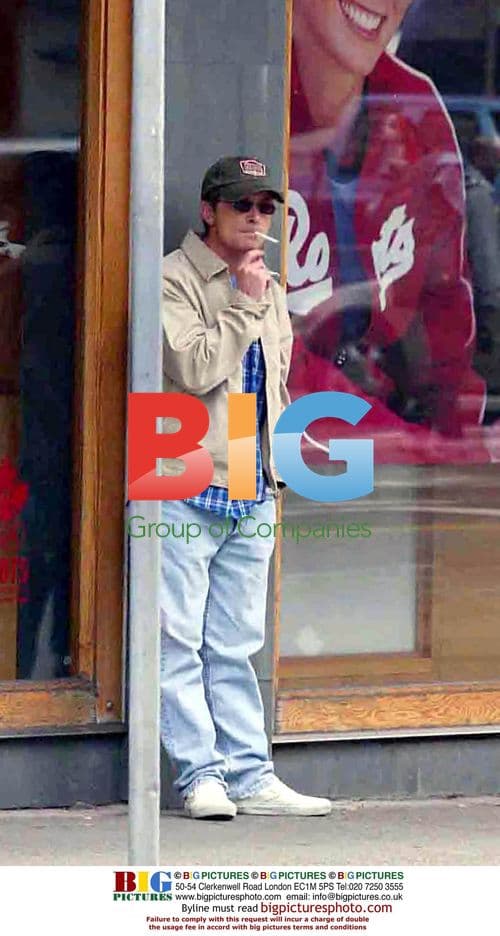 Michael J. Fox and family in Toronto