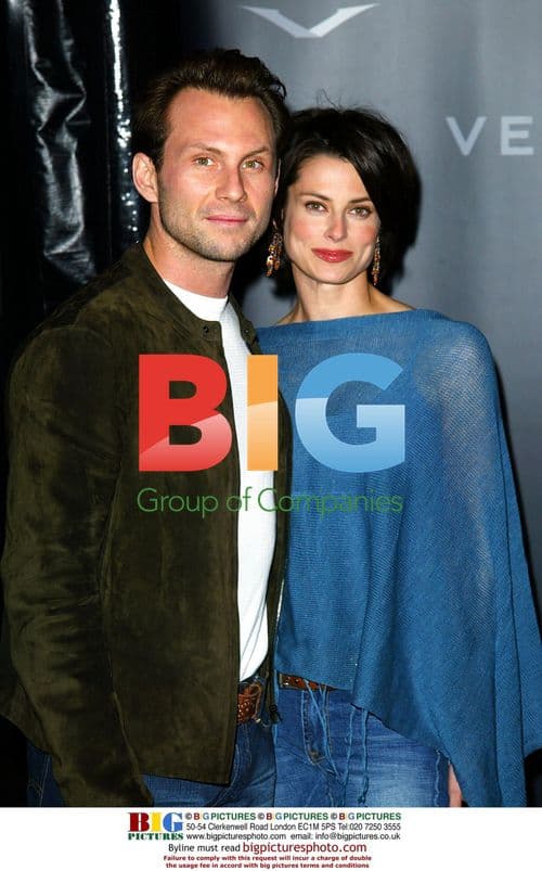 Christian Slater and Wife Attending Vertu Event