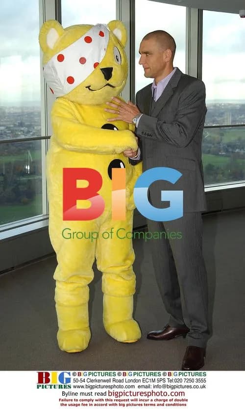 Vinnie Jones Helps Out With Children in Need 2002