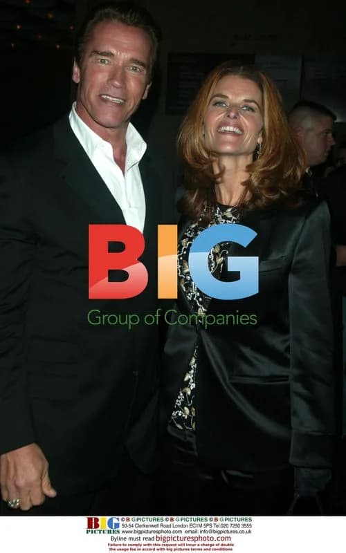 Arnold Schwarzenegger & Maria Shriver at 'Pumping Iron' party