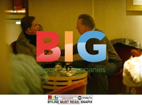 Michael Barrymore and Ricci Burns at London Hotel