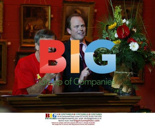 Tony Blackburn and James Braxton at Children in Need Charity Event