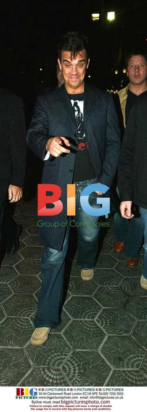 Robbie Williams at MTV Dinner Party in Barcelona