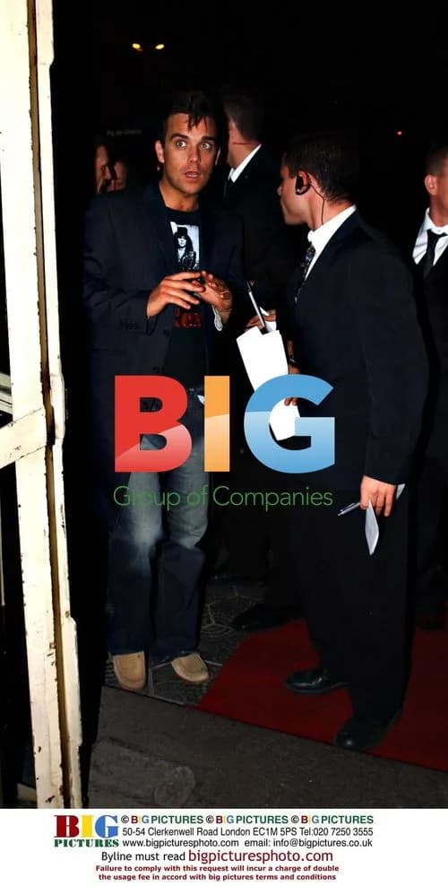 Robbie Williams at MTV Dinner Party in Barcelona