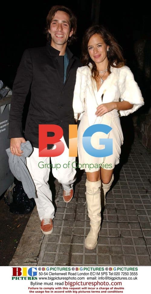 Jade Jagger and boyfriend leaving party