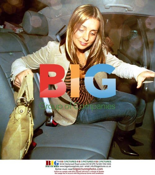 Louise and Jamie Rednap night out in Mayfair, London