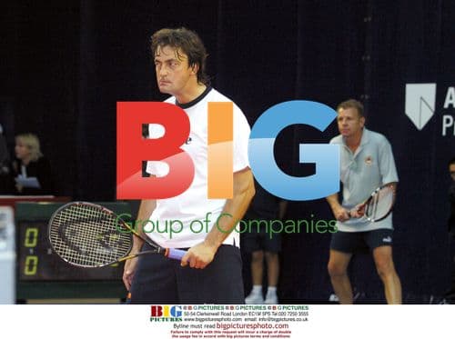 Henri Leconte at Tennis Tournament