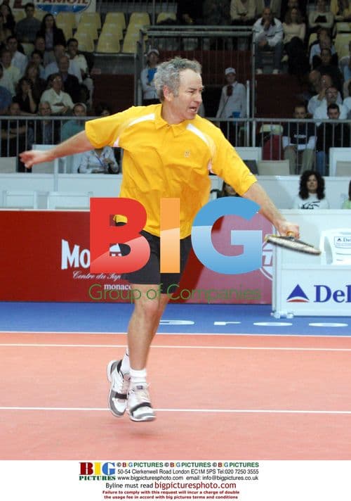 John McEnroe at Tamoil Legends of Monte Carlo