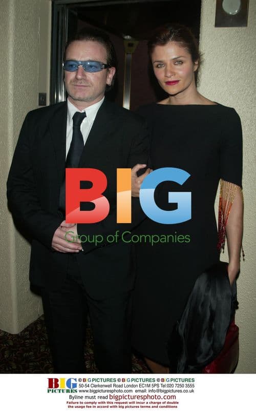 Bono and Helena Christensen at Wiesenthal Center Dinner