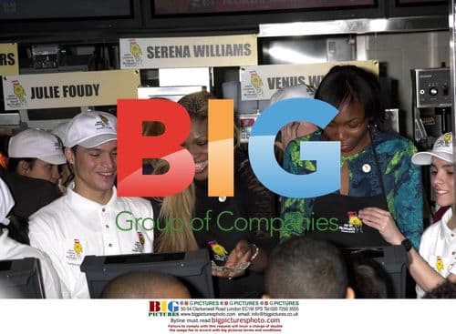 Serena and Venus Williams at World Children's Day