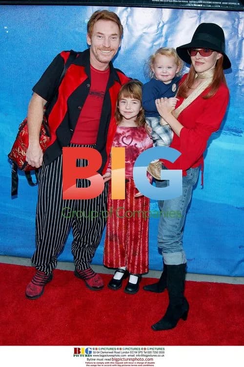 Danny Bonaduce and family at 'Treasure Planet' premiere