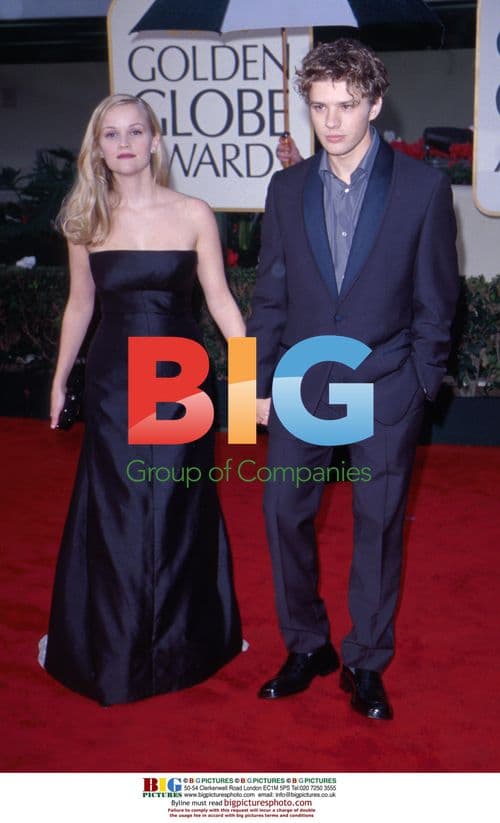 Ryan Phillippe and Reese Witherspoon at 2000 Golden Globes