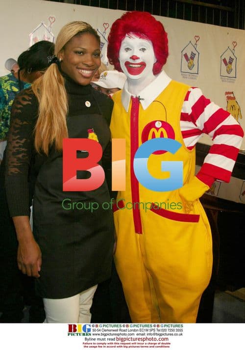 Serena Williams & Ronald McDonald at World Children's Day