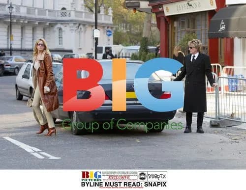 Rod Stewart and Penny Lancaster go shopping in London