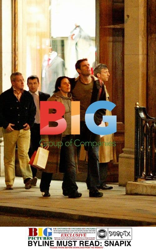 Mel C. shopping with boyfriend on Bond Street