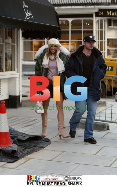 Jenny Frost Meets Friend in London