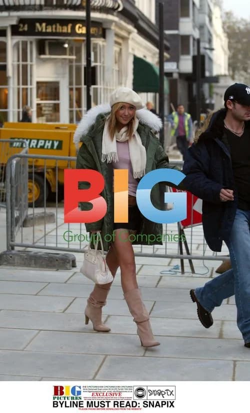 Jenny Frost Seen in Central London
