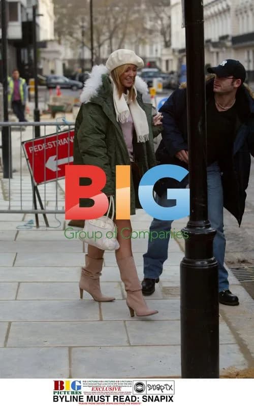 Atomic Kitten Singer Jenny Frost Laughs in London