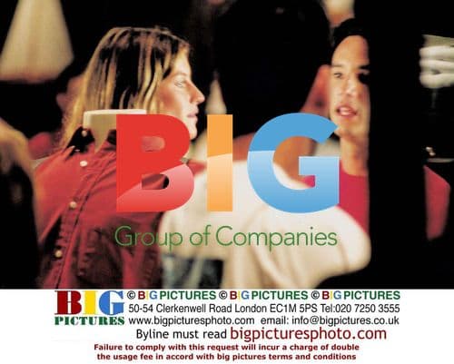 Giselle Bundchen and Rodrigo Santoro filming commercial