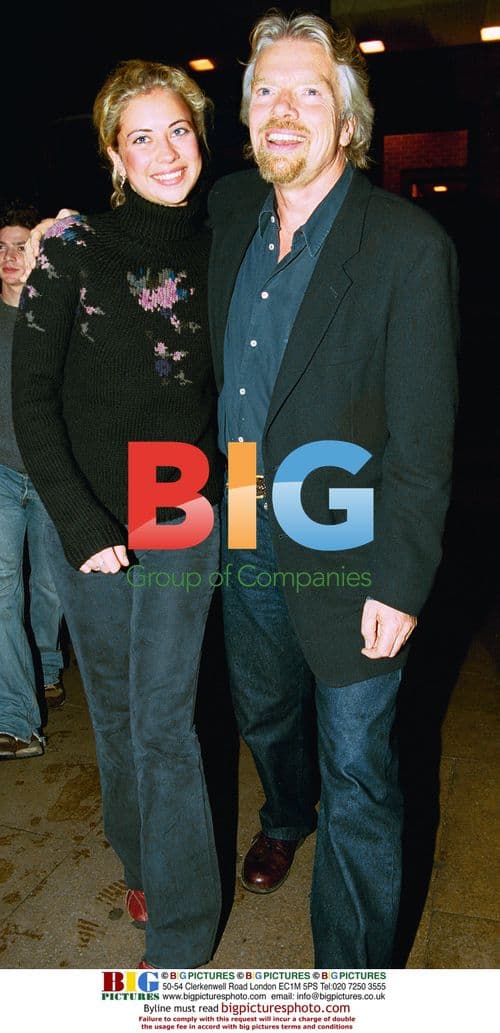 Richard Branson and Daughter Holly at Virgin Mobile Event