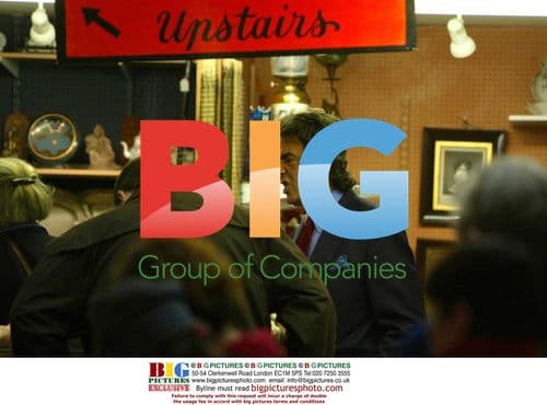 David Dickinson at Portobello Market