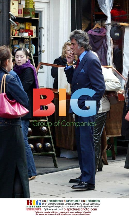 David Dickinson spotted at Portobello Market