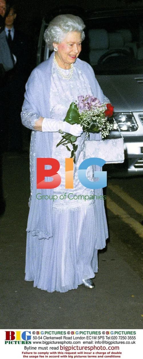 Queen Elizabeth II at The Mousetrap Play